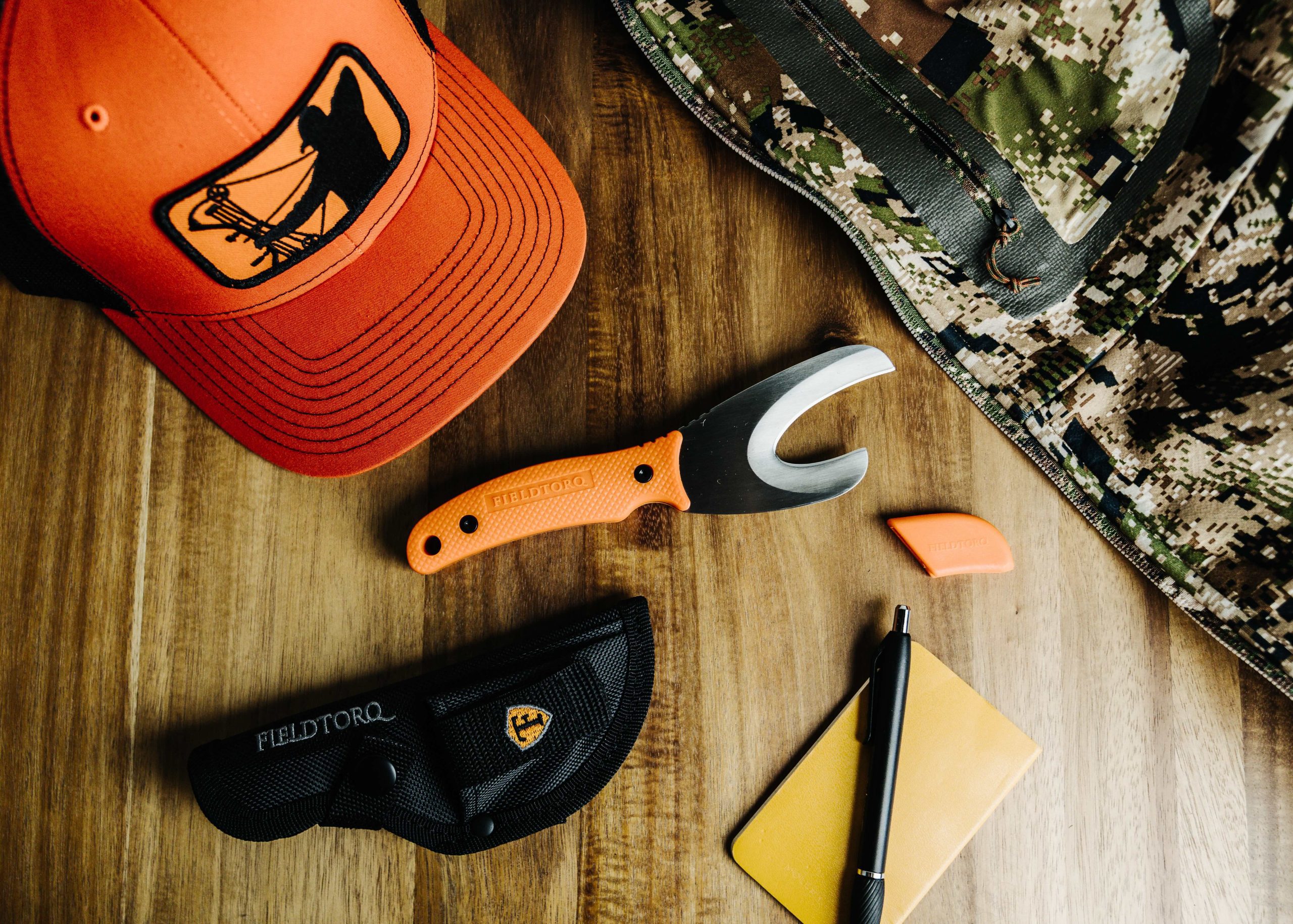 FieldTorq field dressing super tool on a wooden table.