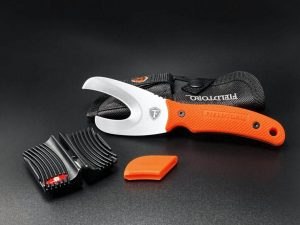 Orange handle set Deer Field dressing tools